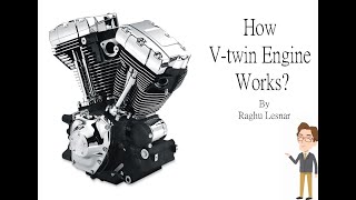 How Vtwin Engine Works  Explanation  Raghu Lesnar [upl. by Aztilem]