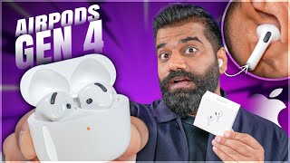 Apple AirPods 4 ANC Unboxing amp First Look  Tiny But Powerful🔥🔥🔥 [upl. by Yenttihw106]