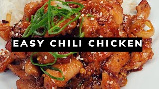 Easy Chili Chicken [upl. by Pulcheria]