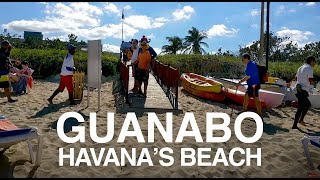 HAVANAS BEACH VIDEO WALK  Relaxing walk past Hotel Atlantico to MarAzul Hotel [upl. by Naie567]