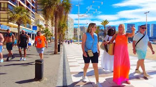 BENIDORM 🇪🇦 LEVANTE BEACH ⛱️ Bars amp Pubs 🍺 October 2024 Costa Blanca Spain 4K [upl. by Llednyl]