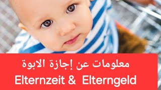 معلومات عن إجازة الابوة Elternzeit amp Elterngeld [upl. by Raymonds412]