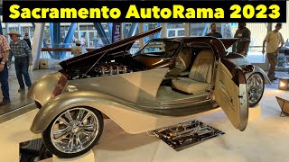 SACRAMENTO AUTORAMA 2023 Car Show  Hot Rods Customs Classics Muscle Cars Rat Rods amp Motorcycles [upl. by Tletski794]