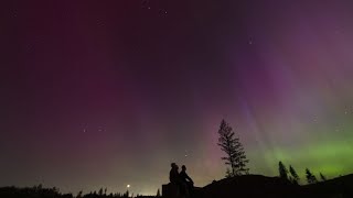 Tempesta solare più intesa degli ultimi 21 anni aurora boreale anche in Italia [upl. by Albarran589]