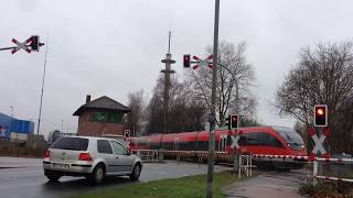 Spoorwegovergang Ahaus D  Railroad crossingBahnübergang [upl. by Ralaigh39]