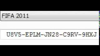 FIFA 2011 PRODUCT SERIAL KEY PC WORKING 2014 [upl. by Namreh]