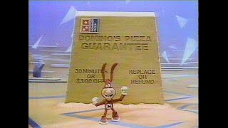 Classic Dominos Pizza Noid Commercial 1987 [upl. by Gnet]