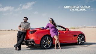 Grishma amp Akshay  pre wedding  viyafilms  Dubai [upl. by Eireva]