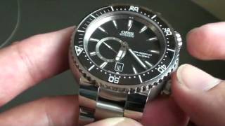 Oris Watch Review  Diver Titan C Small Second [upl. by Rochella]