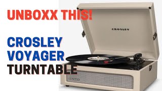 Crosley Voyager Turntable Unboxing [upl. by Ikkim]