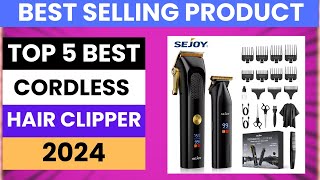 TOP 5 Best Cordless Hair Clipper Review In 2025 [upl. by Enaz]