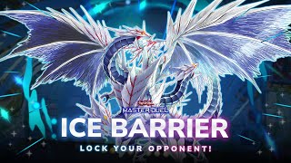 LOCK YOUR OPPONENT WITH NEW ICE BARRIER SUPPORT‼️  YuGiOh Master Duel [upl. by Yrem305]