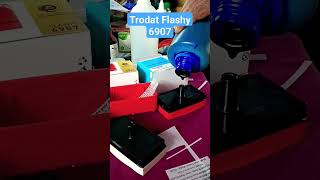 Trodat Stamp ink refill of Trodat Flashy 6907 trodat viral youtubeshorts [upl. by Attennod10]