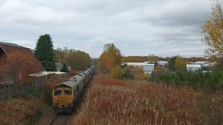 Freightliner 66523  66531 taking the RHTT back to Inverness 231024 [upl. by Eiramaliehs]