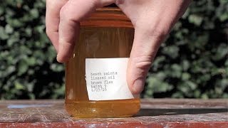 Making linseed oil a process [upl. by Avrenim]