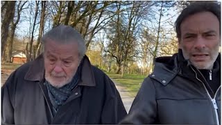 Alain delon  dans une rare et touchante vidéo postée par son fils Antony l’acteur célèbre la [upl. by Asyal858]