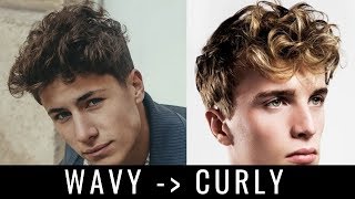 3 STEP WAVY TO CURLY HAIR TUTORIAL [upl. by Lauretta596]