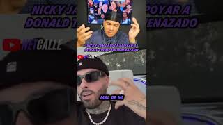 Nicky jam le quita su apoyo a donald trump [upl. by Eirehc]