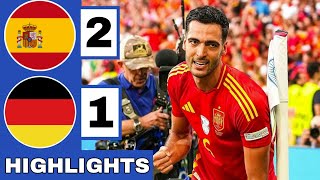 🔴Spain vs Germany 21 Extended HIGHLIGHTS  EURO 2024 QuarterFinal [upl. by Aivan]