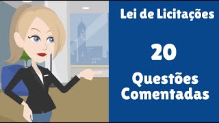 20 Questões Comentadas da Lei de Licitações 141332021 Art 28 [upl. by Aoh]