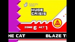 Sonic Rush  Huge Crisis Zone Blaze [upl. by Guyon367]