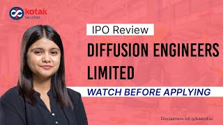 Diffusion Engineers IPO Review  IPO Issue details  Product Portfolio  Watch Before Applying [upl. by Atirec]