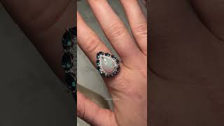 Get the look🤩 Taylor Swifts stunning Opal and Topaz Ring💍taylorswift genuinegemstones [upl. by Kawasaki]