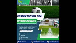 Best Football Turf Construction Company in India  Top choice for premium durable football turf [upl. by Oigile]