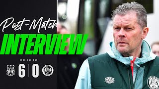 PostMatch Interview  Cotterill on difficult Wrexham defeat  Wrexham 60 Forest Green [upl. by Atinod]