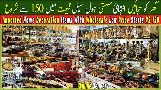 Home Decoration Items with Very Low Price  Wholesale Market in Rawalpindi [upl. by Nniw]