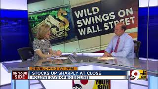 Stocks up sharply at close Tuesday [upl. by Seve]