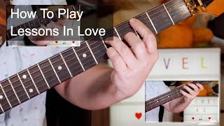 Lessons In Love Level 42 Guitar amp Bass Lesson [upl. by Ainekahs895]