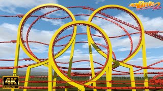 Mindbender Galaxyland Recreation  Preview POV  NoLimits 2 Roller Coaster Simulation [upl. by Dolli]