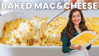 Cheesy Baked Mac amp Cheese – A Crowd Favorite from My Cookbook [upl. by Lindsey]