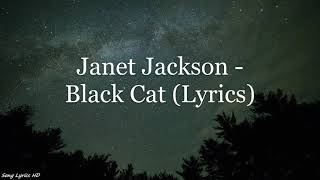 Janet Jackson  Black Cat Lyrics HD [upl. by Dammahom]