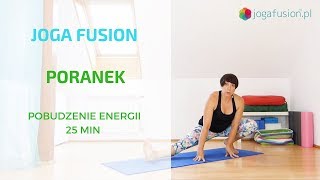 Joga fusion  Poranek z jogą 3  pobudzenie energii przez dynamiczny ruch i oddech [upl. by Nosirrag7]