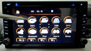 AS8101 DVD AUTO 2DIN Navigation [upl. by Queridas]