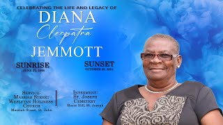 Celebrating the Life amp Legacy of Diana Cleopatra Jemmott [upl. by Akirdna493]