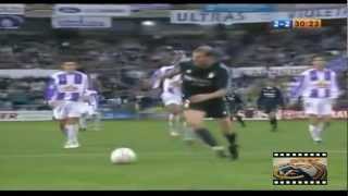 Zinedine Zidanes famous roulette movement vs Real Valladolid 20032004 [upl. by Bergquist]