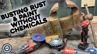 How to Restore Old Tools  Rust and Paint Removal Without Chemicals [upl. by Quincey]