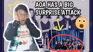 AOA  Egotistic Performance in QUEENDOM Reaction [upl. by Kym]