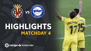 Highlights Villarreal CF vs Deportivo Alavés 31 [upl. by Beore]