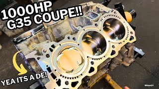 My 1000HP G35 ENGINE BUILD  800HP BMW M5 RIPSS [upl. by Legim948]