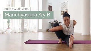 Marichyasana A y B Ashtanga Yoga [upl. by Anairad]