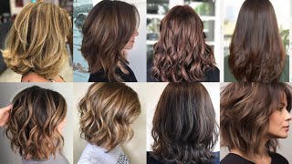 46 Gorgeous Medium Haircuts and ShoulderLength Hairstyles for 2024 [upl. by Ramedlab]