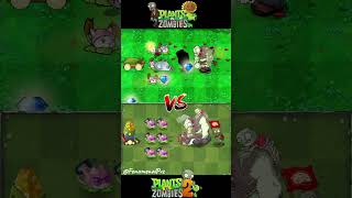 PVZ1 Vs PVZ2 Team Plants vs Team Zombie  PvZ2 plantsvszombies2 [upl. by Halullat69]