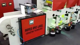 FLEXO LABEL PRINTING MACHINE [upl. by Kilk725]