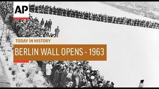 Berlin Wall Opens  1963  Today In History  20 Dec 18 [upl. by Hadwyn]