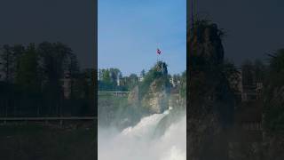 Rheinfall Switzerland 🇨🇭 waterfall rheinfall switzerland travel abba ytshots nature [upl. by Simsar]