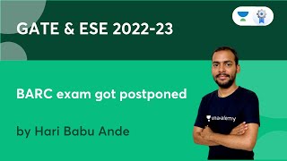 BARC exam got postponed  shorts  HARIMATH [upl. by Ileray]